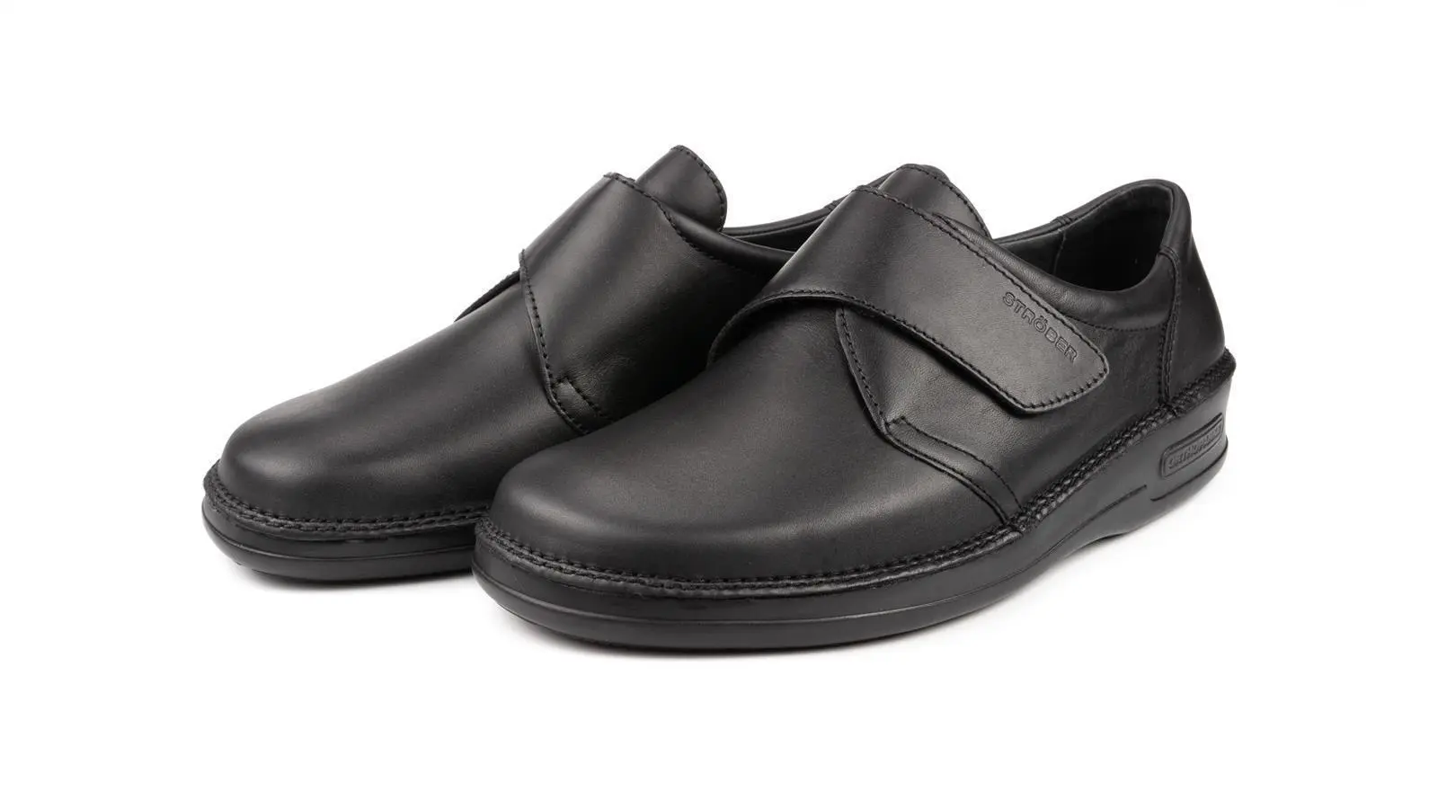 Schwarze ALEX SportNappa-Schuhe aus der Seitenansicht, elegant und komfortabel, ideal für sportliche Aktivitäten.