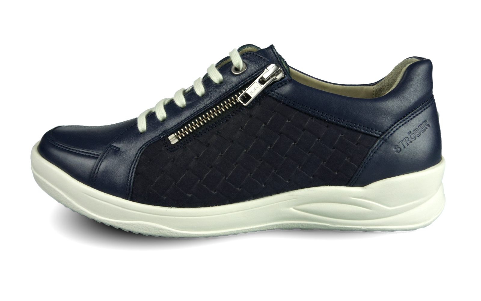 KORDULA Nappa + NubukFlecht in marine, Bekleidung, Schuhwerk, Schuh, Sneaker