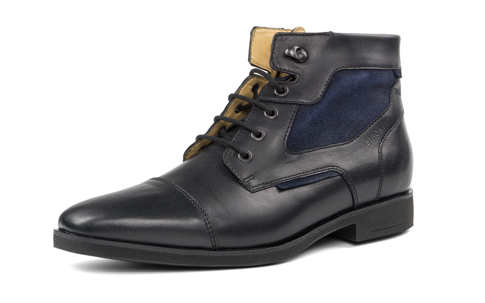 FABIAN Nap+FeVel in schwarz+jeans