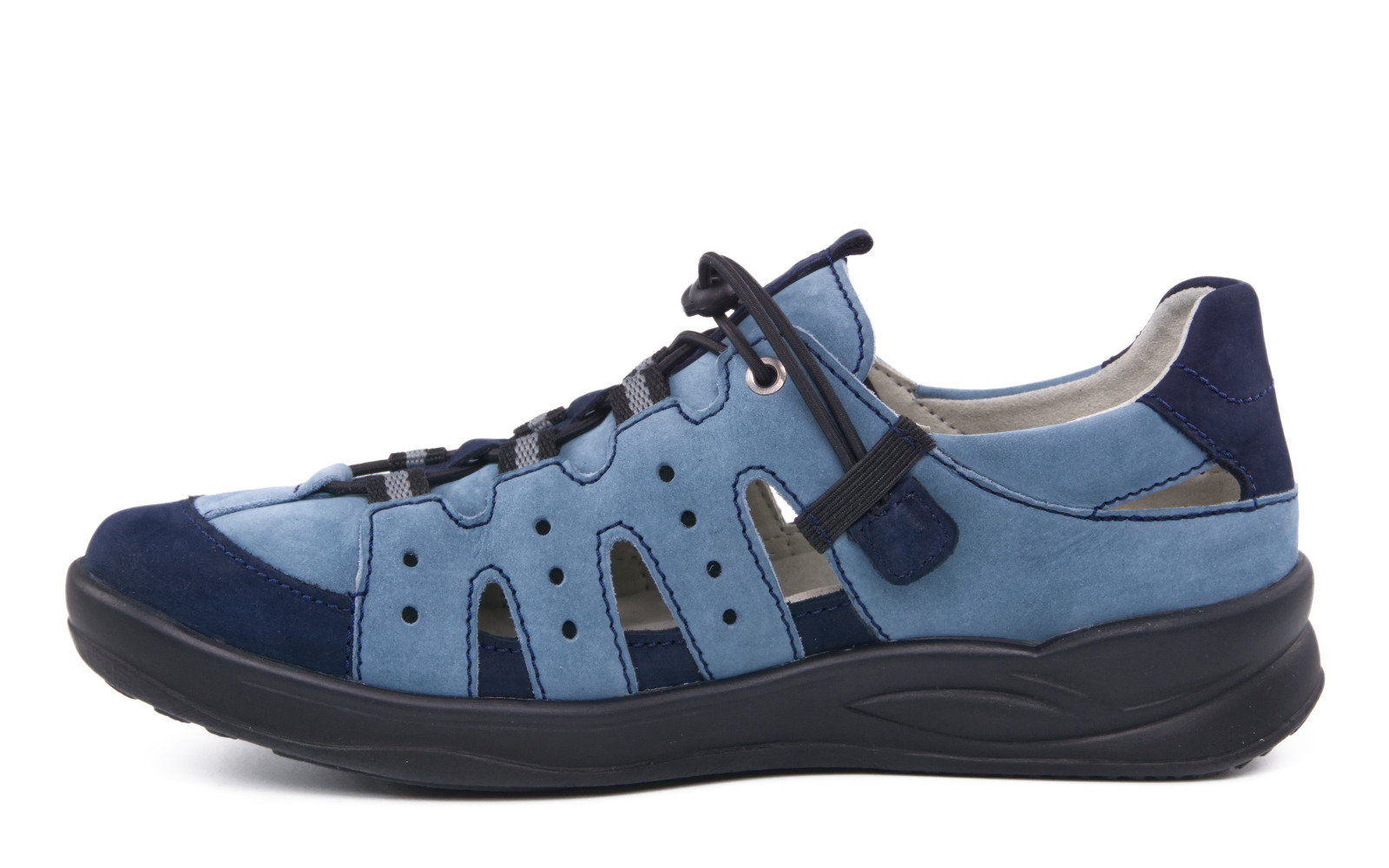 KLARISSA Nubuk in karibik+marine, Sneaker, Sandal‑Sneaker, Leder, Blau, Schnürschuh, Sneaker, Sandalen-ähnlich, Leder-Lederimitat, blau, Schnürschuh, Sneaker, Slipper, Dunkelblau, Sandalette, Sohlenschuh, Sneaker, Blau, Wildleder, Perforiert, Sportsohle