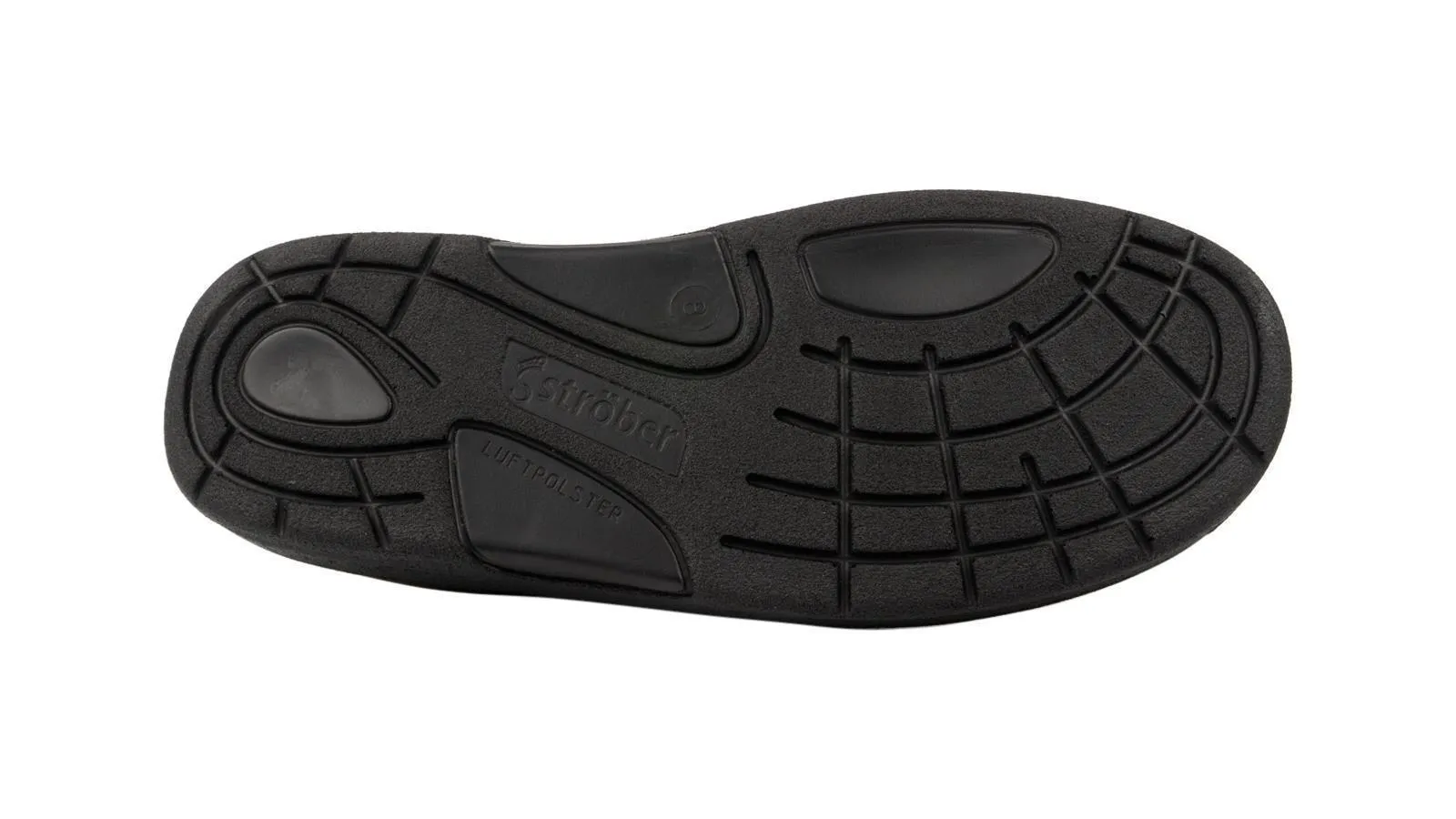 Der Schuh MARLON in Hirschleder-Design, Farbe Espresso, steht seitlich auf einem hellen Untergrund und zeigt seine elegante Form.