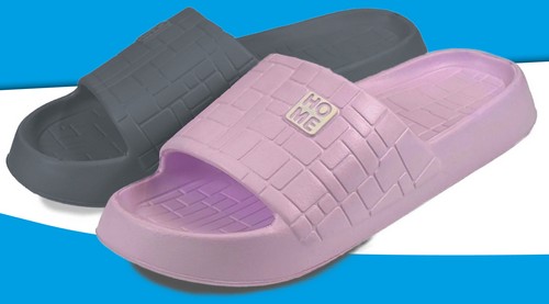 Schlappen, Slides, Damen, Gummi, Kunststoff