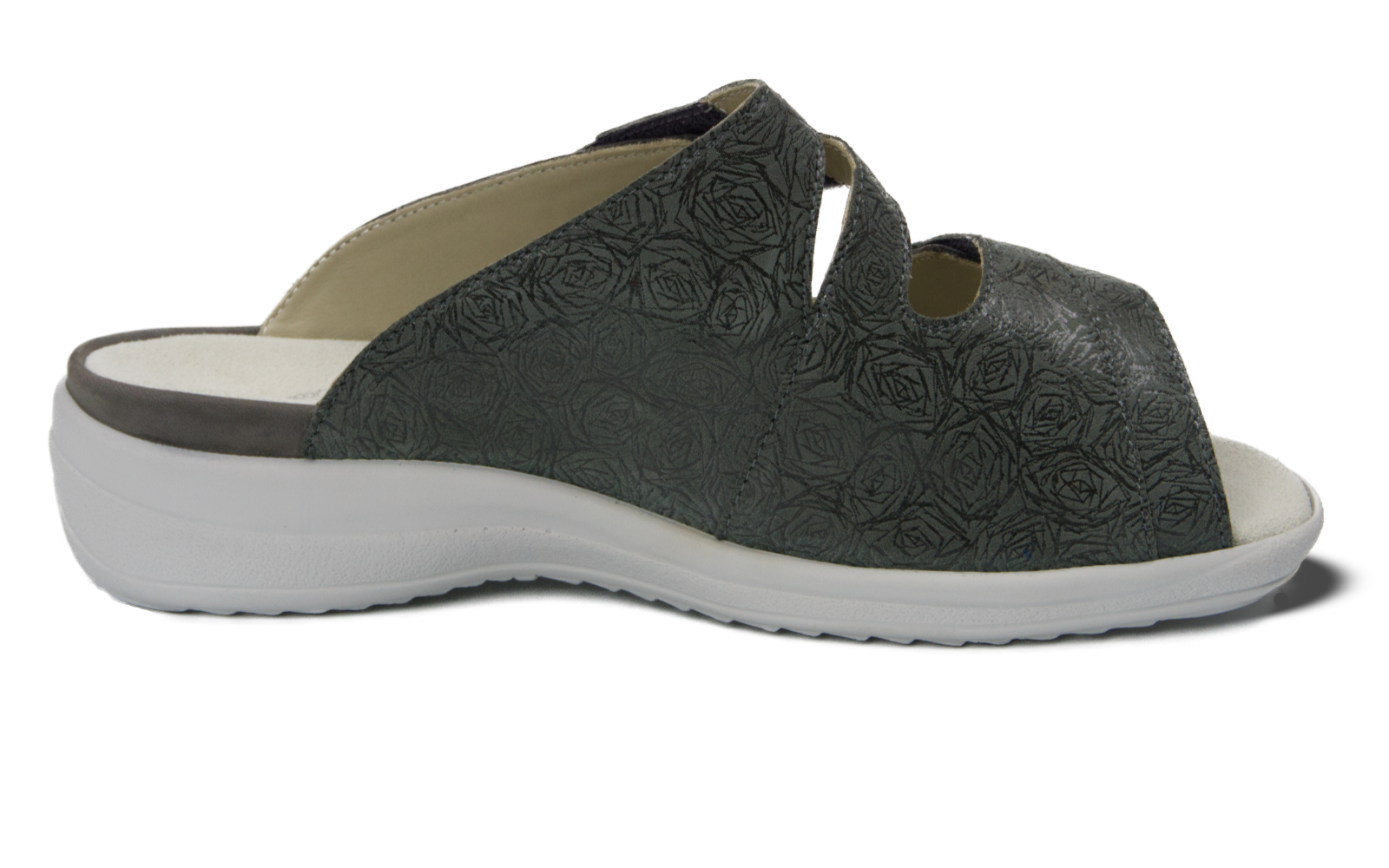 HILARIA LammVelourRose+Nubuk in grey, Bekleidung, Schuhwerk, Sandale, Schuh, Sneaker
