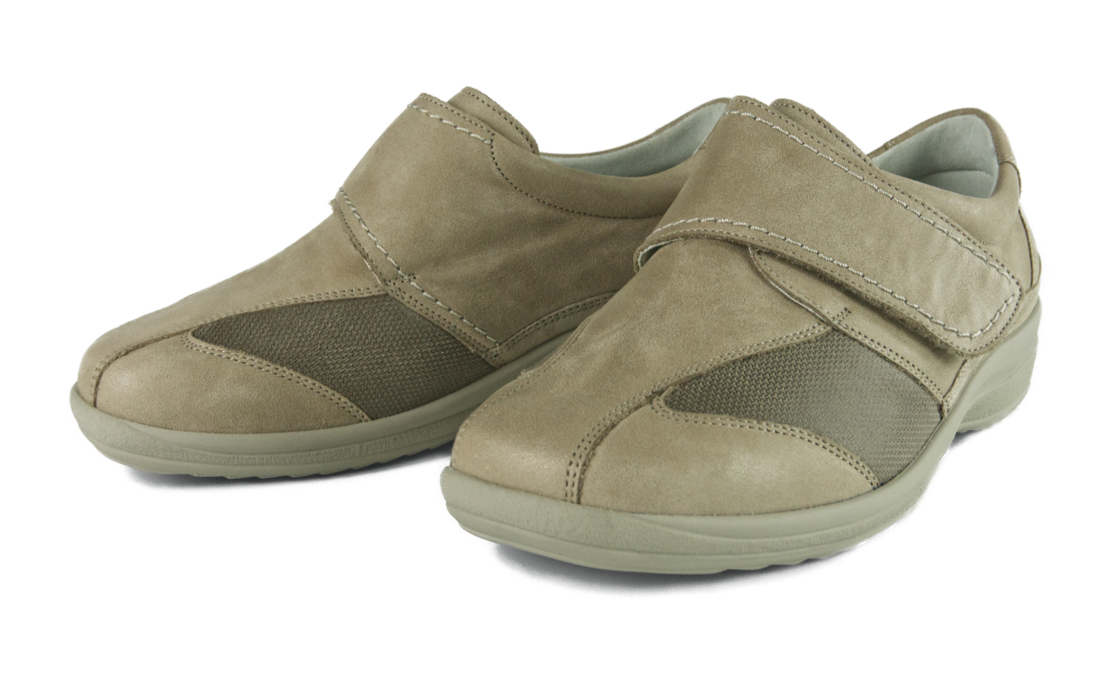 MARY NubukPerlato+StretchTetra in stein+fels, Bekleidung, Schuhwerk, Schuh, Sneaker