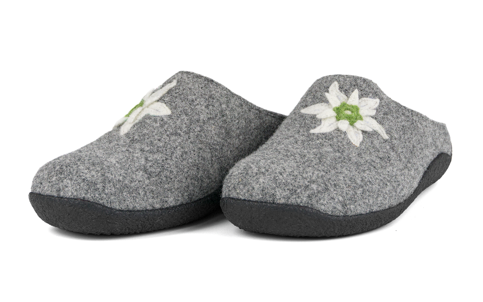 VRONI Filz mit Edelweiß in graphit, Bekleidung, Schuhwerk, Schuh, Holzschuhe, Bekleidung, Schuhwerk, Schuh, Holzschuhe, Bekleidung, Schuhwerk, Schuh, Holzschuhe, Bekleidung, Schuhwerk, Schuh, Holzschuhe, Bekleidung, Schuhwerk, Schuh, Holzschuhe