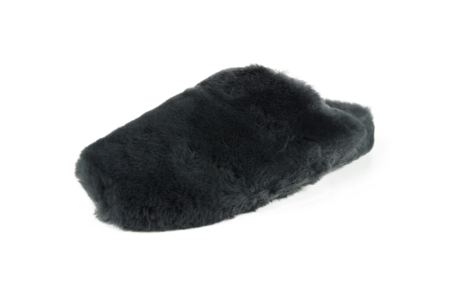 THOMAS Lammfell in anthrazit, Kopfkissen, Fell, Schwarz, Grobflauschig, Wintermasse