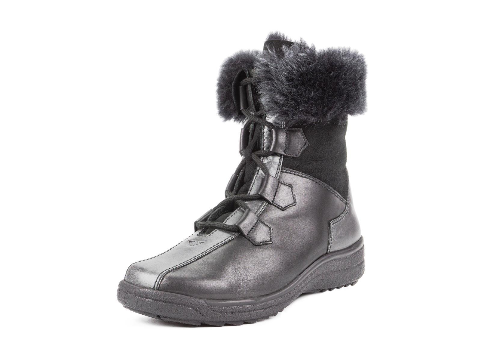 SIA, Nappa DoubleFace in schwarz, elegant positioniert auf einem hellen Untergrund, zeigt die stilvolle Form und die hochwertige Verarbeitung des Schuhs.