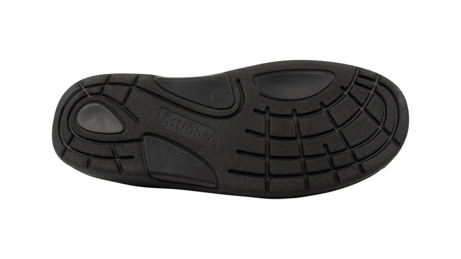 Schwarzlederne MARLON Schuhe aus Hirschleder, elegant und bequem, seitlich abgebildet auf einem neutralen Hintergrund.