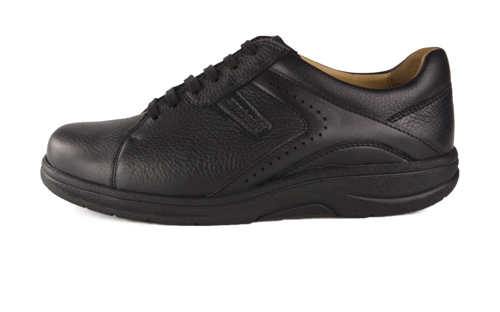 MALIO Hirsch + Nappa in schwarz, elegant platziert auf einem hellen Hintergrund, zeigt die hochwertige Verarbeitung und stilvolles Design.