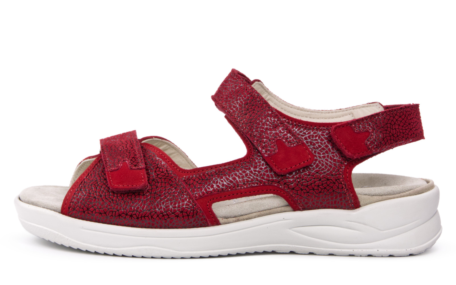 KASSANDRA LammVelour+Nubuk in rot KASSANDRA LammVelour+Nubuk in rot