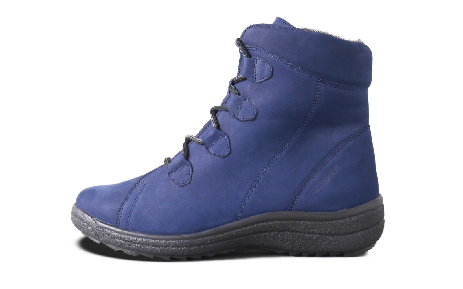 78083M_3_60.jpg Winterstiefel, Blaues Nubukleder, Schnürverschluss, Hoher Schaft, Gummisohle, Winterstiefel, Blaues Nubukleder, Schnürstiefel, Hoher Schaft, Profilsohle, Winterstiefel, Blaues Nubukleder, Schnürstiefel, Hoher Schaft, Profilsohle