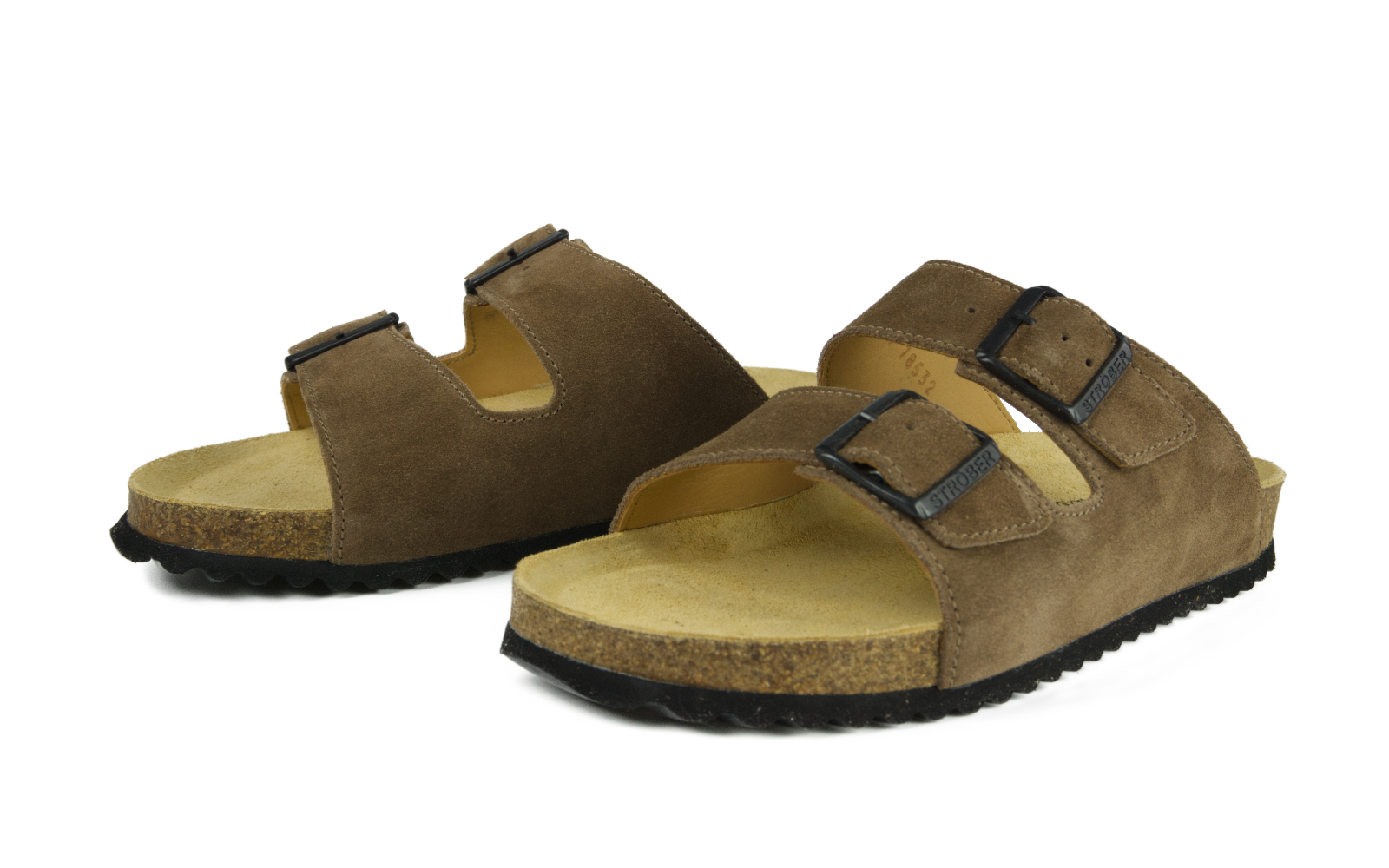 DENISE Velour in nuss, Bekleidung, Schuhwerk, Sandale, Schuh