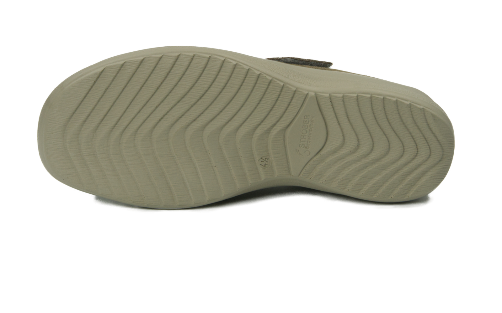 HANKA Nubuk+StretchTetra in fels, Sohle, Gummisohle, Rutschsohle, Sandale, Größe 4/4½