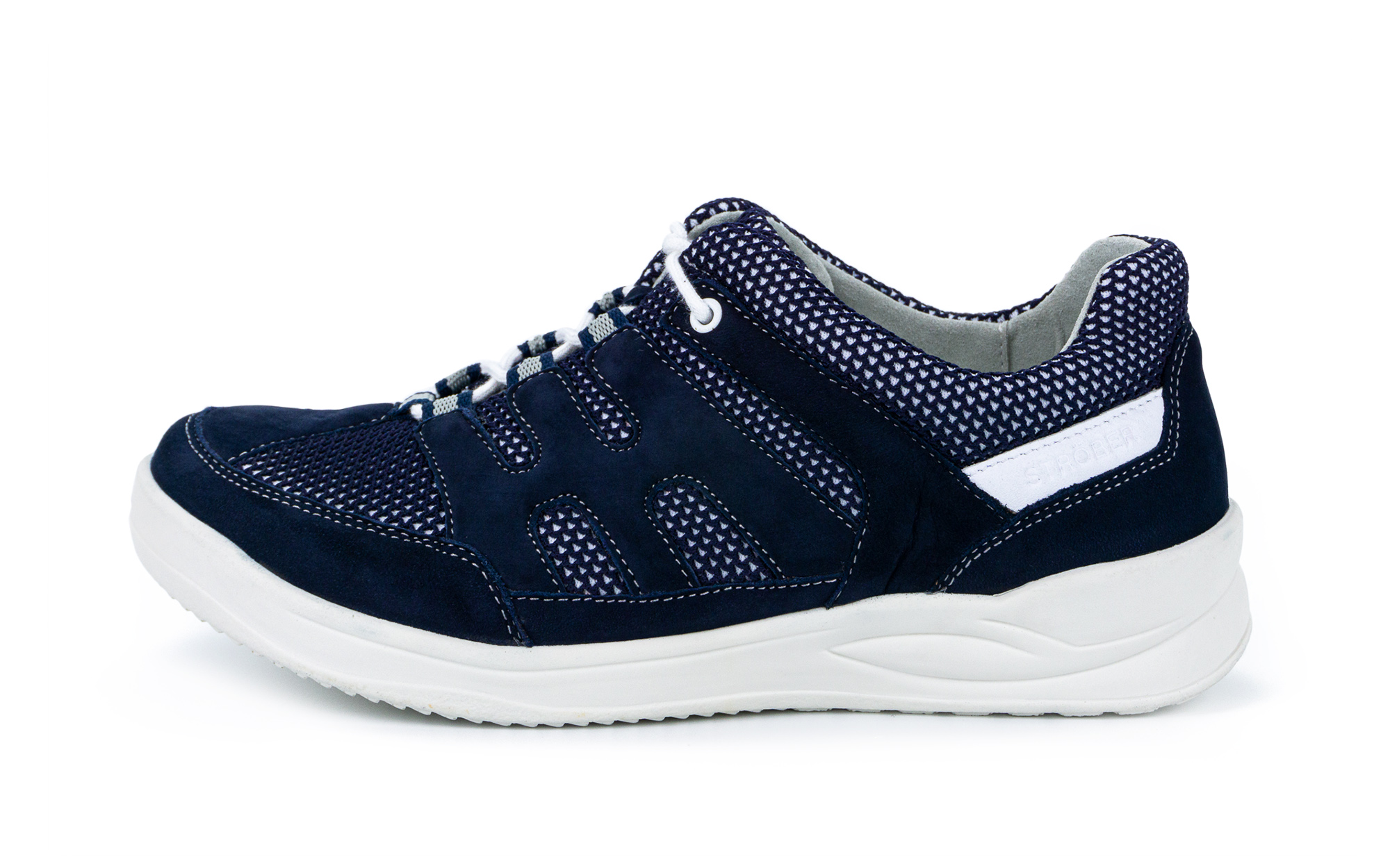 KLARISSA, Nubuk-Mesh in marine, Bekleidung, Schuhwerk, Schuh, Sneaker